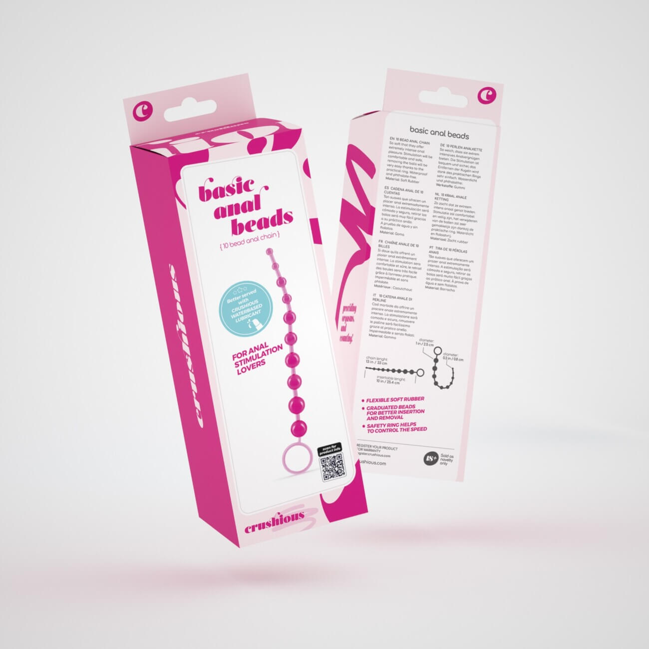 CRUSHIOUS – Πρωκτική Αλυσίδα σε ροζ